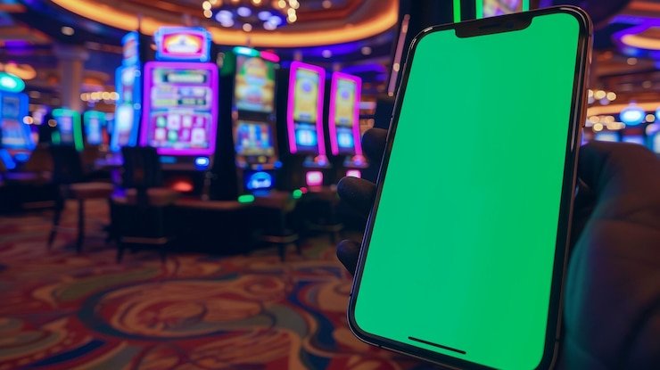 Pengguna membaca arahan akun digital